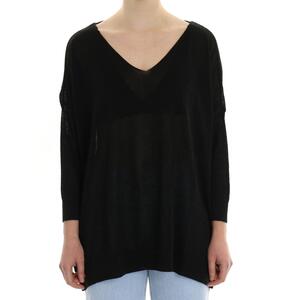 MAGLIA IN LUREX NERO